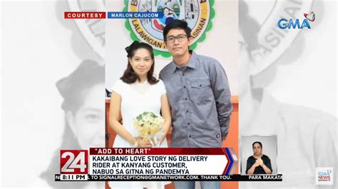 Delivery rider, customer fall in love, get married .
